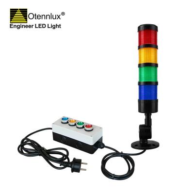 BMSL2-401 110v 4colors Signal Tower Light with switch button with buzzer